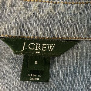 J.Crew Denim Blue Shirt Dress